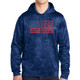 Blue & Red Patriotic Pins & Balls Camo Hoodie