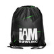 Emerald Fragments Drawstring Backpack