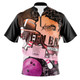 Official Junior Gold 2025 Green Bay Pink Bowling Jersey