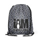 Blue Bloom Drawstring Backpack
