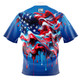 Build Your Own Old Glory Paint Drip Bowling Jersey