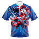 Express Old Glory Paint Drip Bowling Jersey