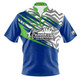 2026 Junior Gold Championships Tribal Blue Green Bowling Jersey