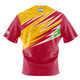 2026 Junior Gold Championships Tribal Red Yellow Bowling Jersey