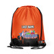 2026 Junior Gold Championships Orange Drawstring Backpack with Name