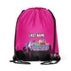 2026 Junior Gold Championships Pink Drawstring Backpack with Name