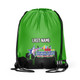 2026 Junior Gold Championships Green Drawstring Backpack with Name