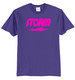 Storm Pink Logo Tee
