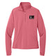 I AM Bowling™ Black Logo Women's 1/2-Zip Pullover Jacket