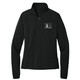 I AM Bowling™ White Outline Logo Women's 1/2-Zip Pullover Jacket
