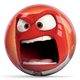 OTB Disney Anger Bowling Ball