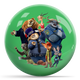 OTB Disney Zootopia Zootropolis Bowling Ball