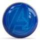 OTB Marvel Avengers Blue Logo Bowling Ball