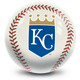 OTB MLB Kansas City Royals Baseball Design Bowling Ball