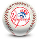 OTB MLB New York Yankees Baseball Design Bowling Ball