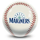OTB MLB Seattle Mariners Baseball Design Bowling Ball