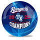 OTB MLB 2023 World Series Champion Texas Rangers Bowling Ball