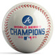 OTB MLB 2021 World Series Champion Atlanta Braves Baseball Design Bowling Ball