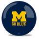 OTB NCAA University of Michigan Bowling Ball