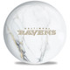 OTB NFL Baltimore Ravens White Marble Bowling Ball