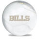 OTB NFL Buffalo Bills White Marble Bowling Ball