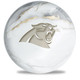 OTB NFL Carolina Panthers White Marble Bowling Ball