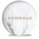 OTB NFL Cincinnati Bengals White Marble Bowling Ball