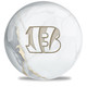 OTB NFL Cincinnati Bengals White Marble Bowling Ball