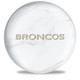 OTB NFL Denver Broncos White Marble Bowling Ball