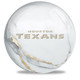 OTB NFL Houston Texans White Marble Bowling Ball