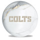 OTB NFL Indianapolis Colts White Marble Bowling Ball