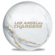 OTB NFL Los Angeles Chargers White Marble Bowling Ball