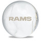 OTB NFL Los Angeles Rams White Marble Bowling Ball