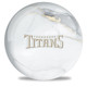 OTB NFL Tennessee Titans White Marble Bowling Ball