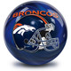 OTB NFL Denver Broncos Helmet Swirl Bowling Ball