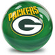 OTB NFL Green Bay Packers Helmet Swirl Bowling Ball