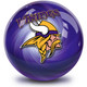 OTB NFL Minnesota Vikings Helmet Swirl Bowling Ball