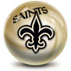 OTB NFL New Orleans Saints Helmet Swirl Bowling Ball