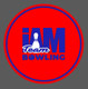 Team I AM Bowling™ Red-Blue with White Trim Rubber Backed Shammy - LIMITED EDITION