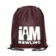 Burgundy Camo Drawstring Backpack