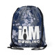 Navy Camo Drawstring Backpack