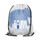 Chicago Baseball Drawstring Backpack