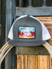 Lazy J Ranch Wear Gray & White 4" Serape Elevation Cap Hat - GRYWHT4SV