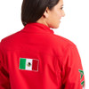 Ariat® Women's Team Mexico Softshell Zip-Up Water Repellent Coat Red Jacket - 10033526