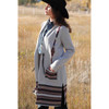 Cinch duster sweater
