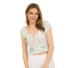 Blu pepper crop top