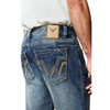 Western blue man denim jean