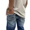 western blue boys denim jean