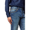 Western blue men denim jeans