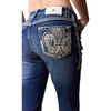 Western blue woman denim jean